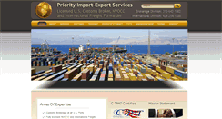 Desktop Screenshot of priorityimport.com